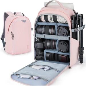 Camera Backpack, DSLR SLR Camera Bag Backpack Fits 15.6 Inch Laptop,Anti-Theft